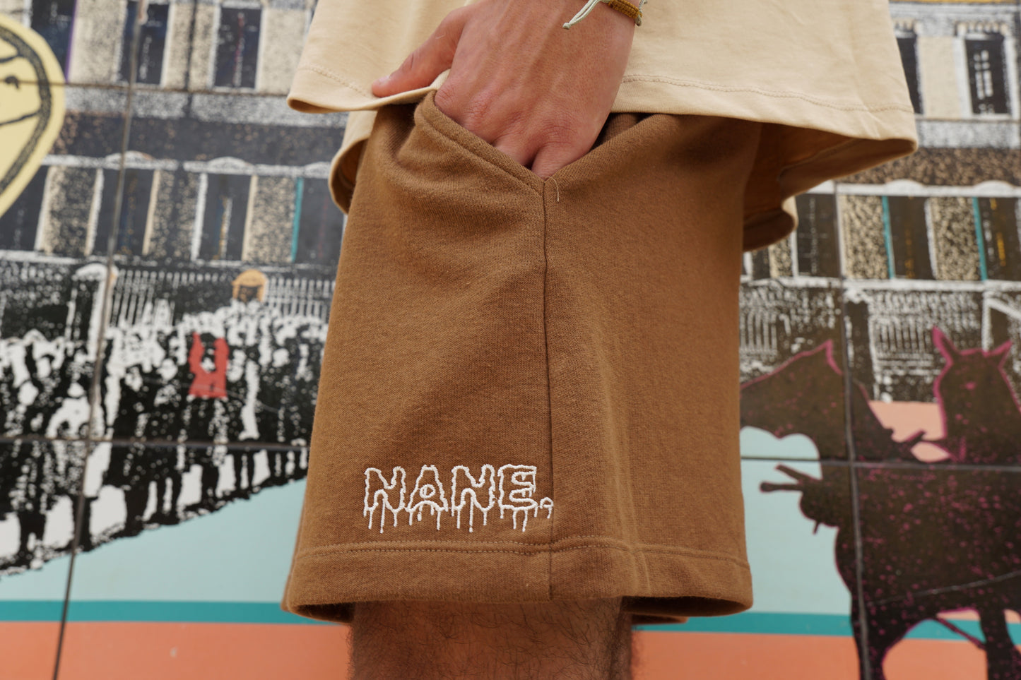 NANE French Terry Shorts Brown
