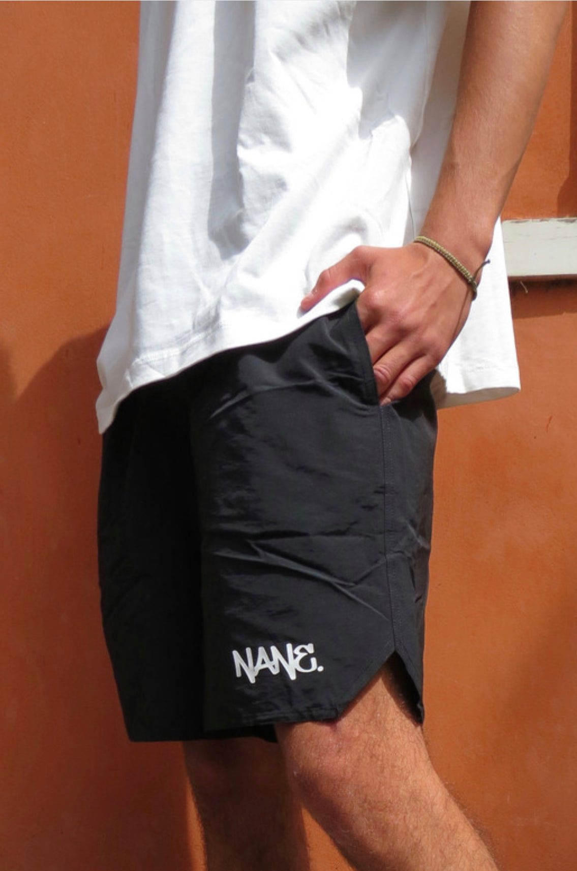 NANE Nylon Shorts Black