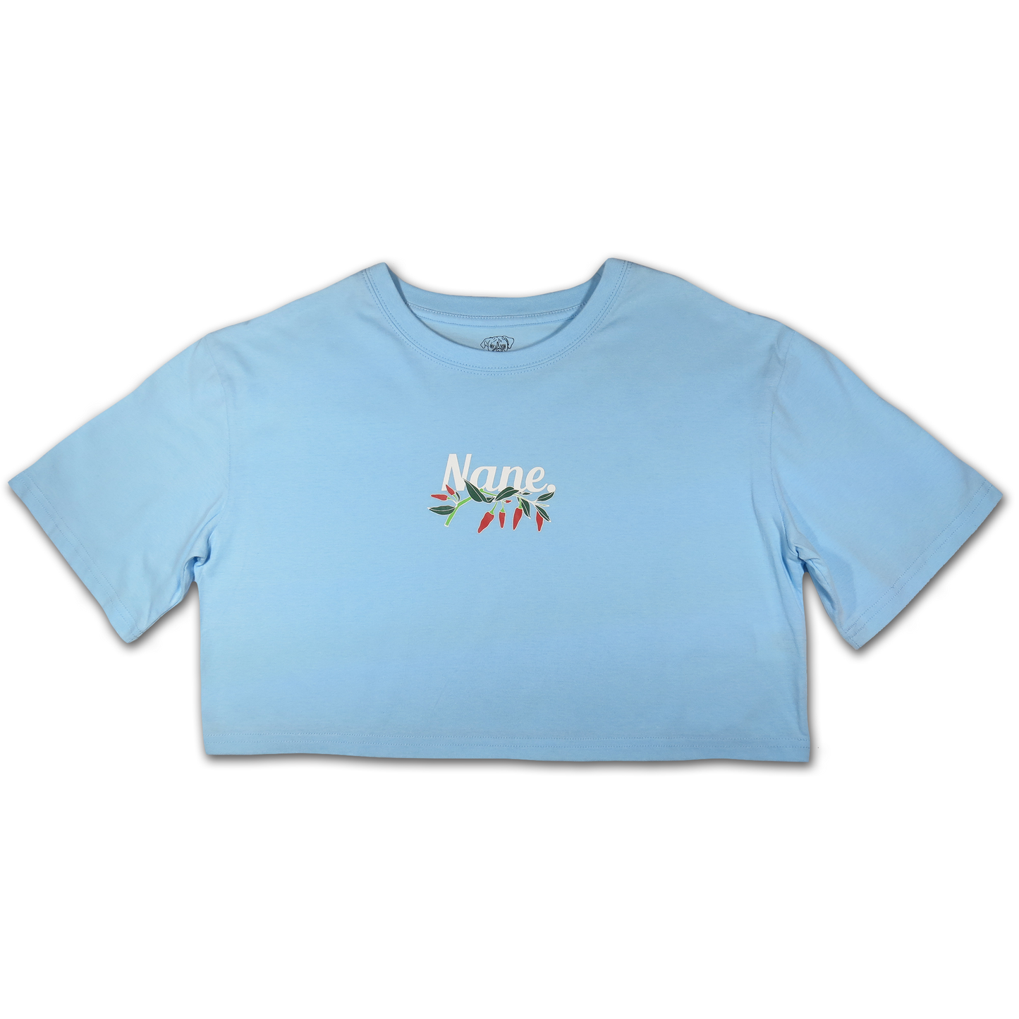 NANE “Chili” Crop-Top Light Blue