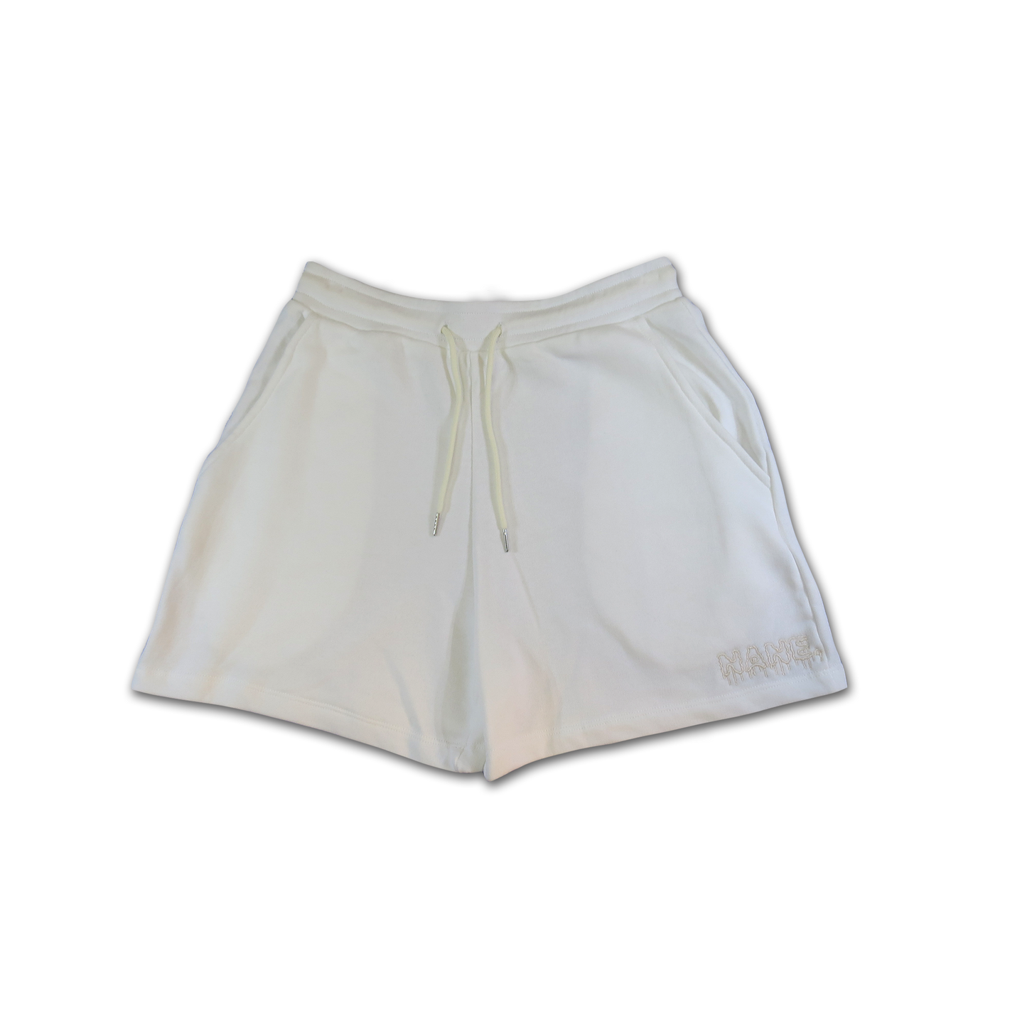 NANE French Terry Shorts White