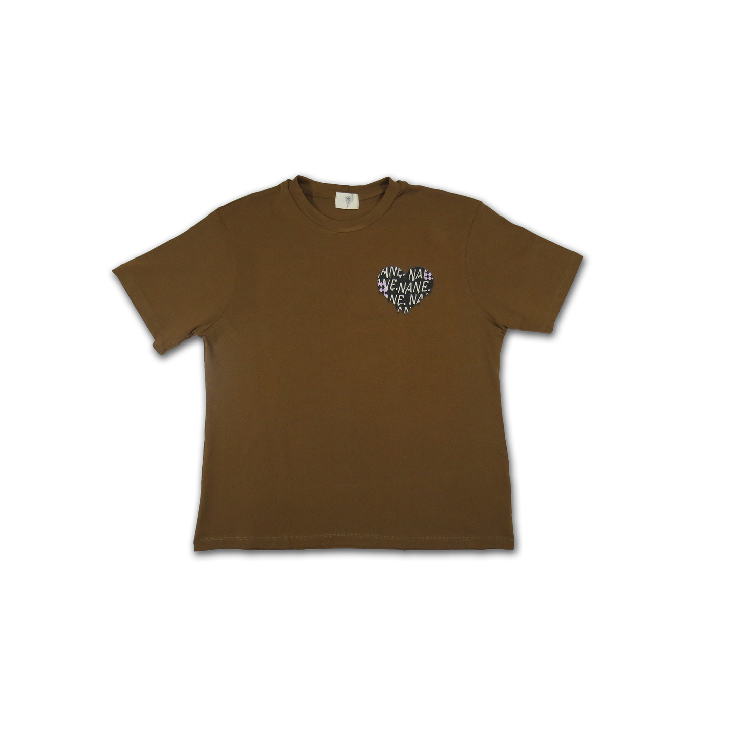 NANE "Heart" T-Shirt Beige