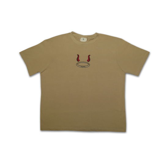 NANE “Horns and Halo” T-Shirt Beige