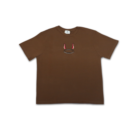 NANE “Horns and Halo” T-Shirt Brown