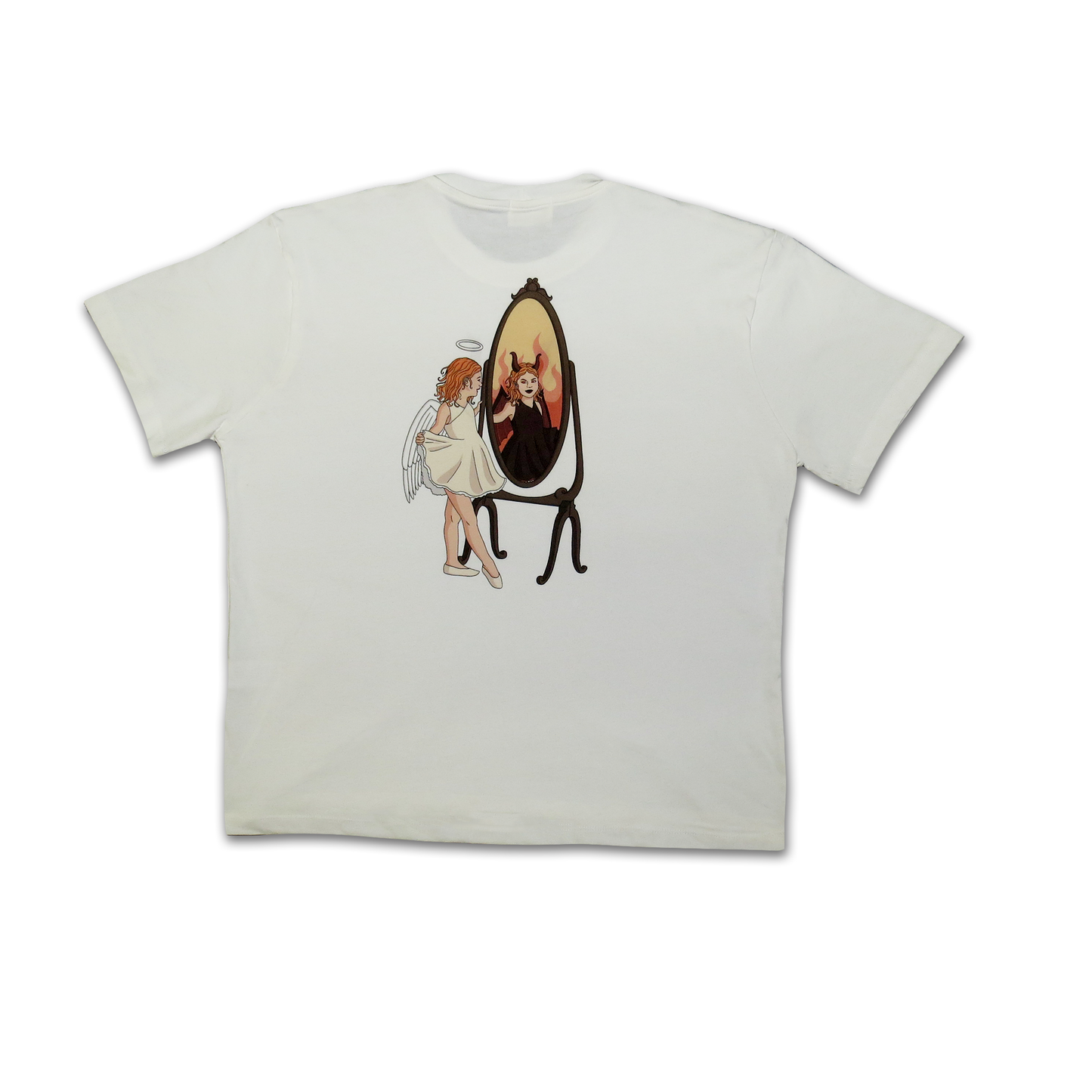 NANE “Horns and Halo” T-Shirt Brown