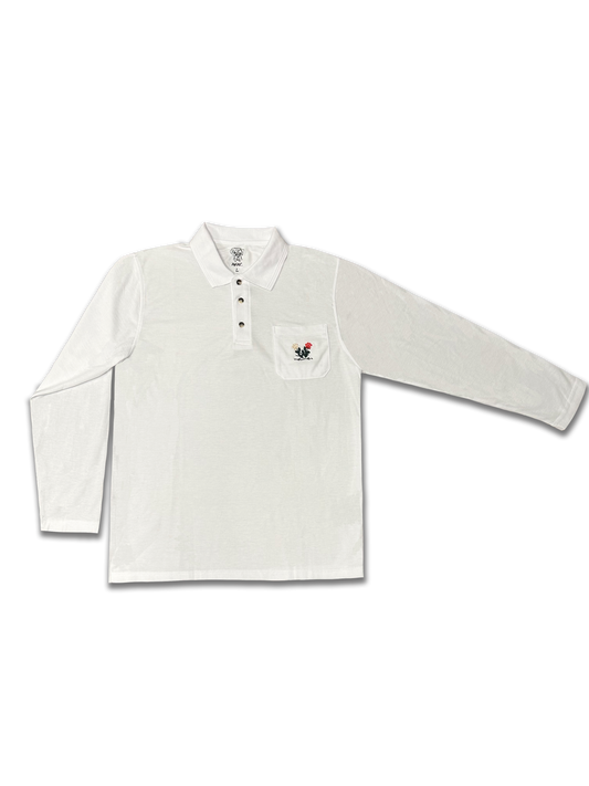 NANE "Paws" Polo T-Shirt White